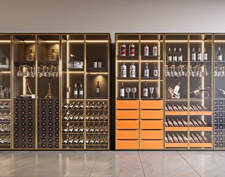 Enscape wine cabinet