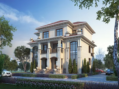 European style villa