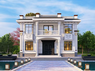 European style villa